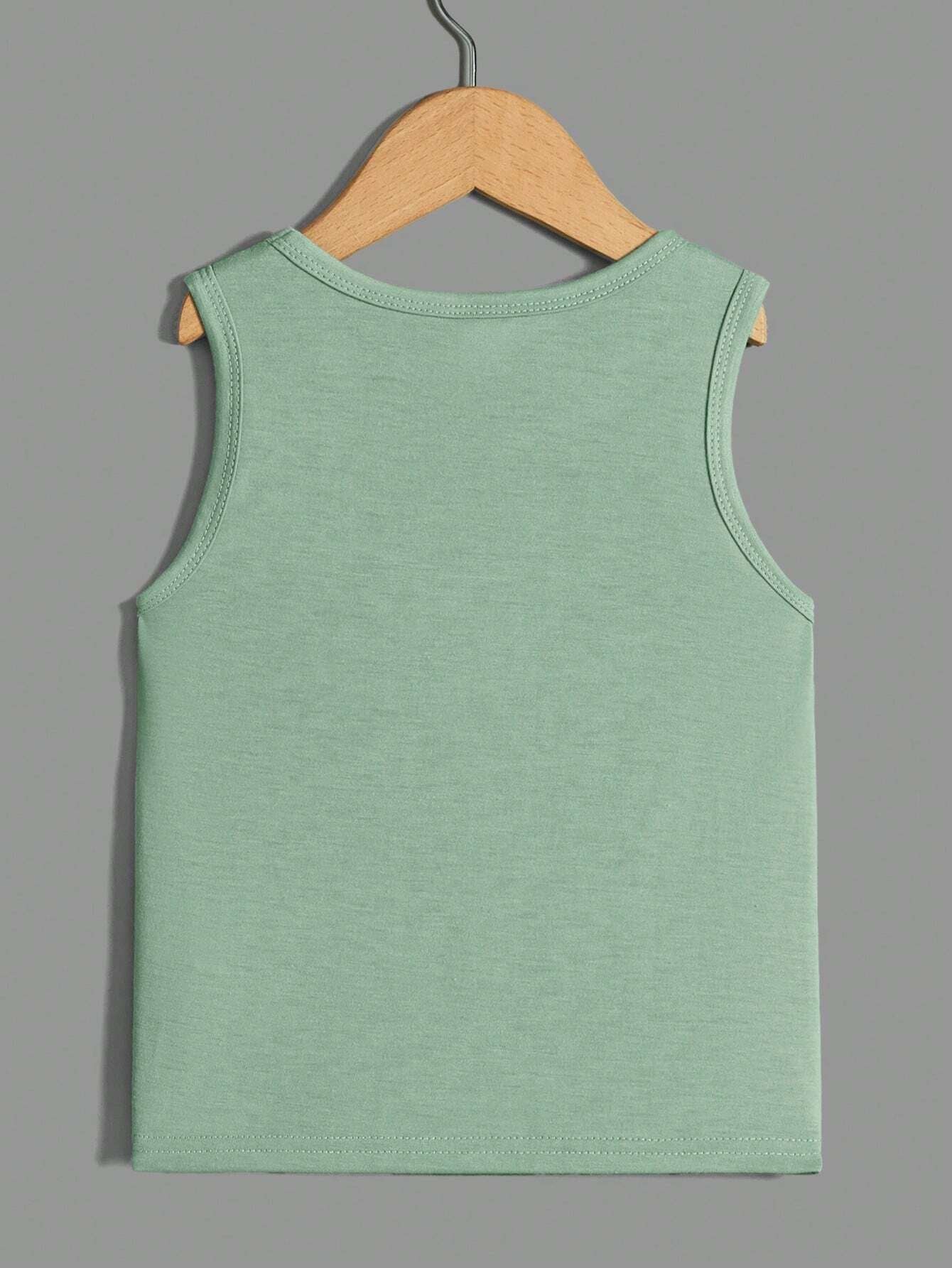 Young Boy's 4-Pack of Solid Casual Tank Tops