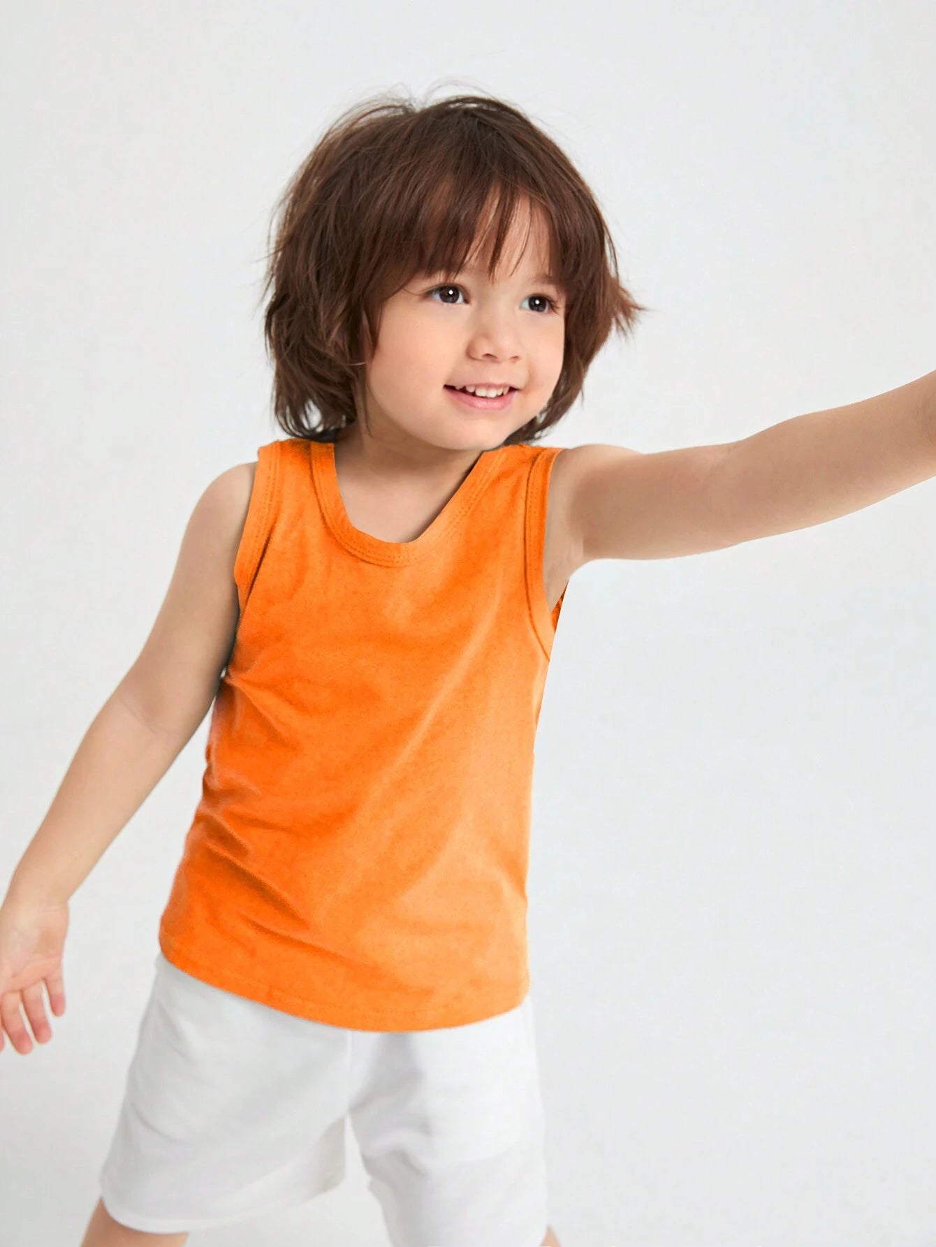 Young Boy's 4-Pack of Solid Casual Tank Tops