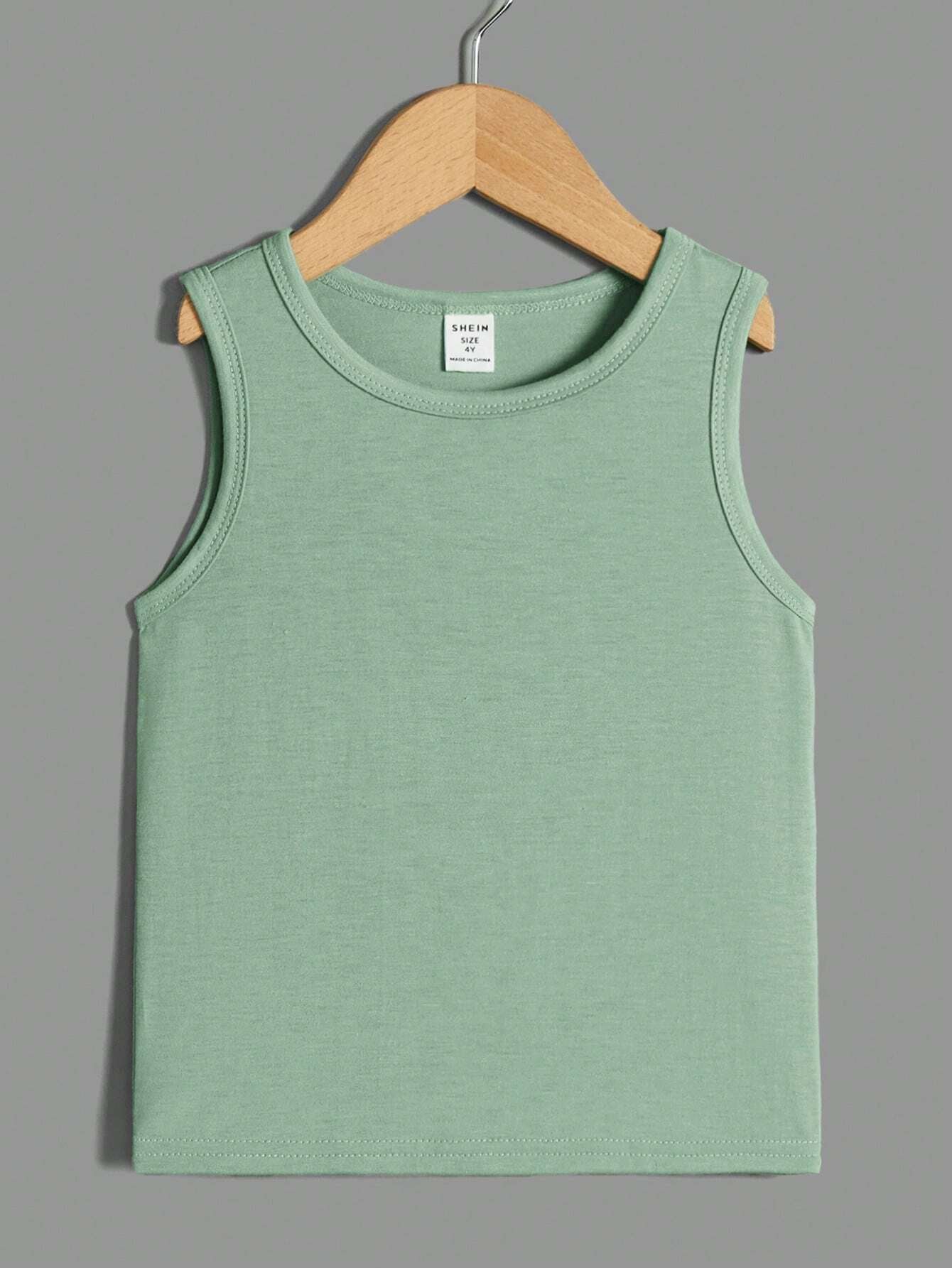 Young Boy's 4-Pack of Solid Casual Tank Tops