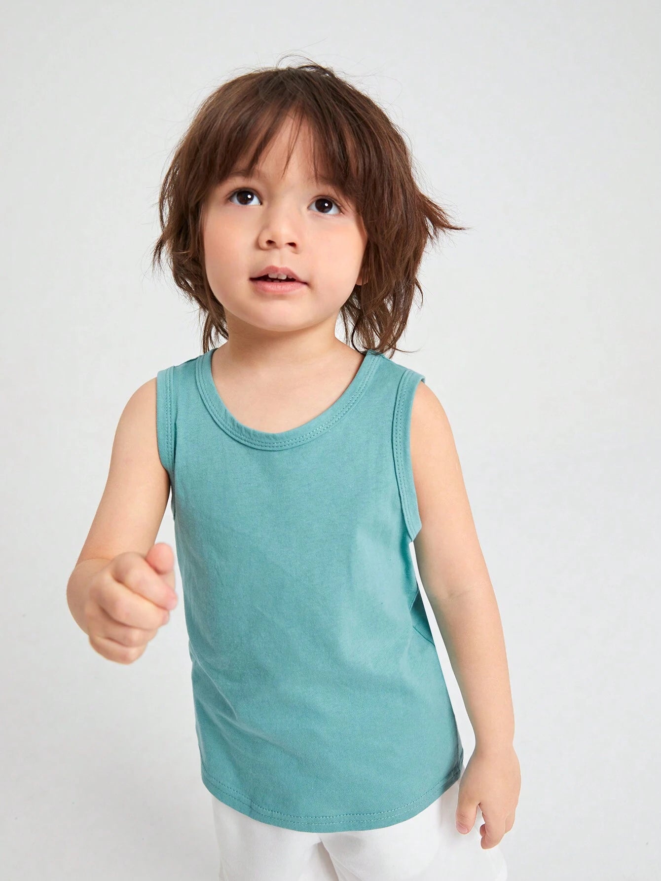 Young Boy's 4-Pack of Solid Casual Tank Tops