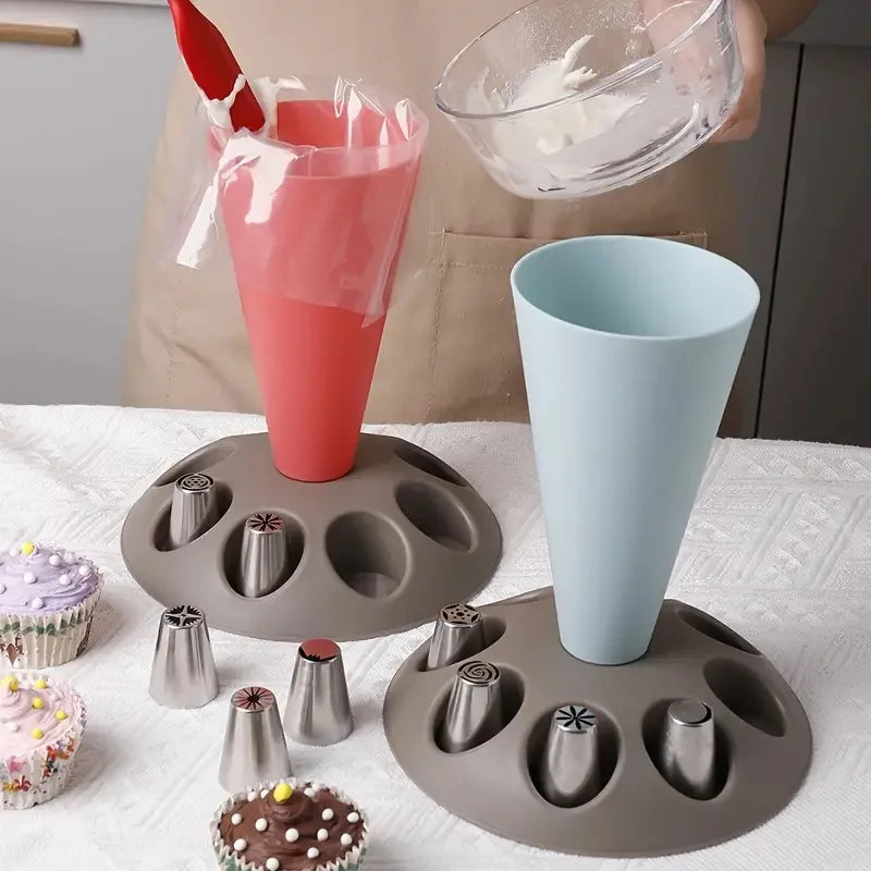 Piping Bag Nozzles Storage Rack