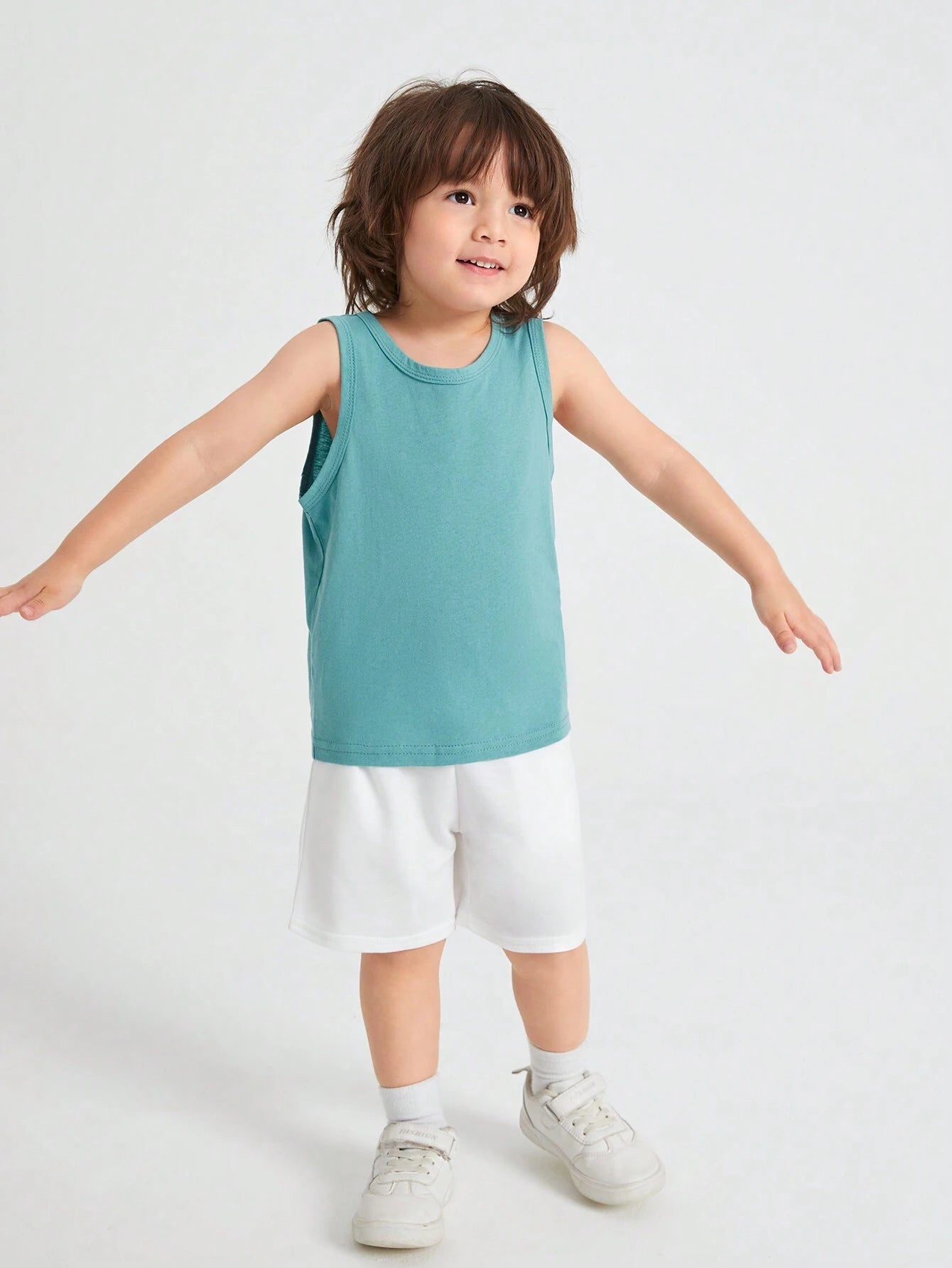 Young Boy's 4-Pack of Solid Casual Tank Tops