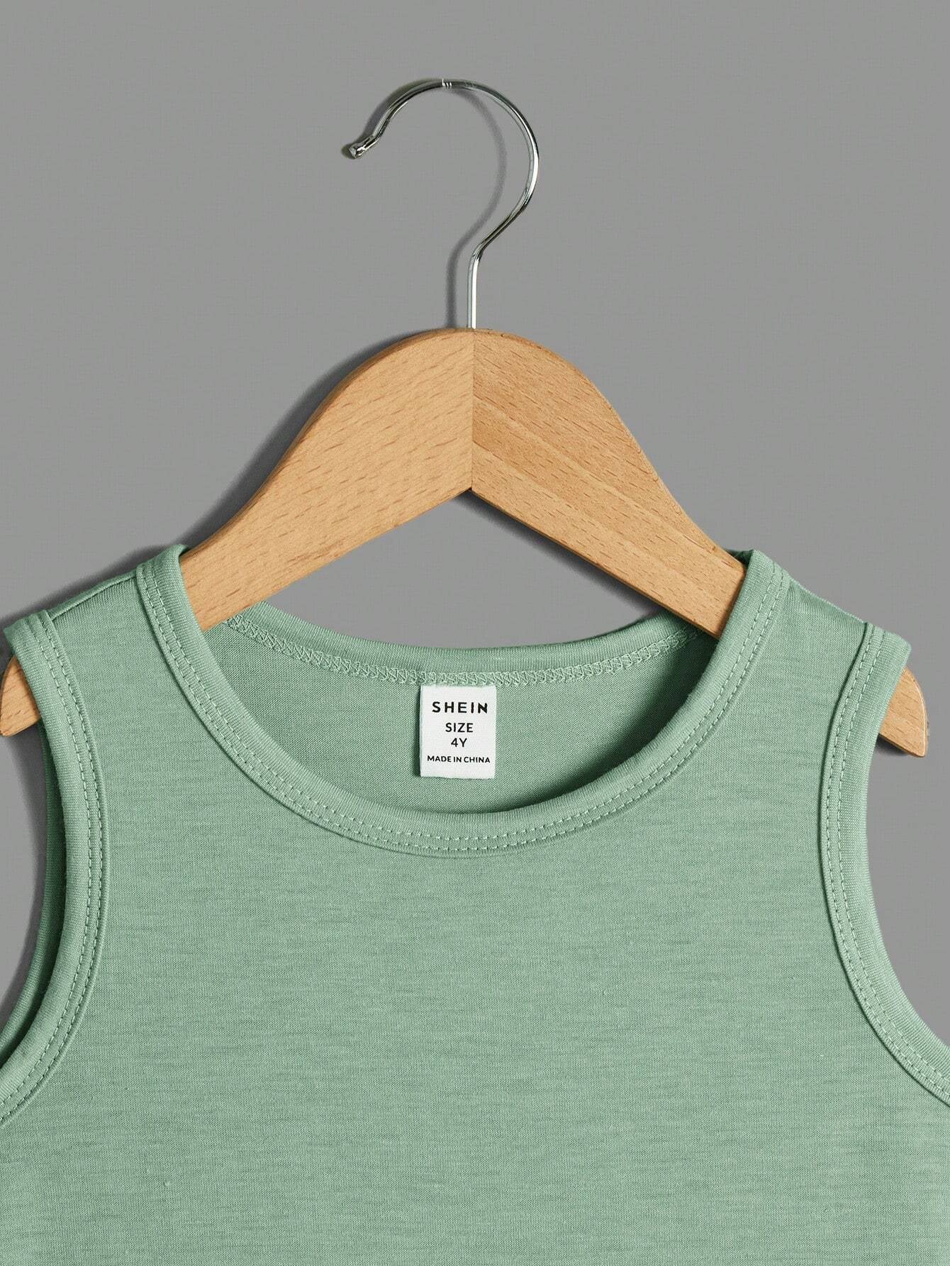 Young Boy's 4-Pack of Solid Casual Tank Tops